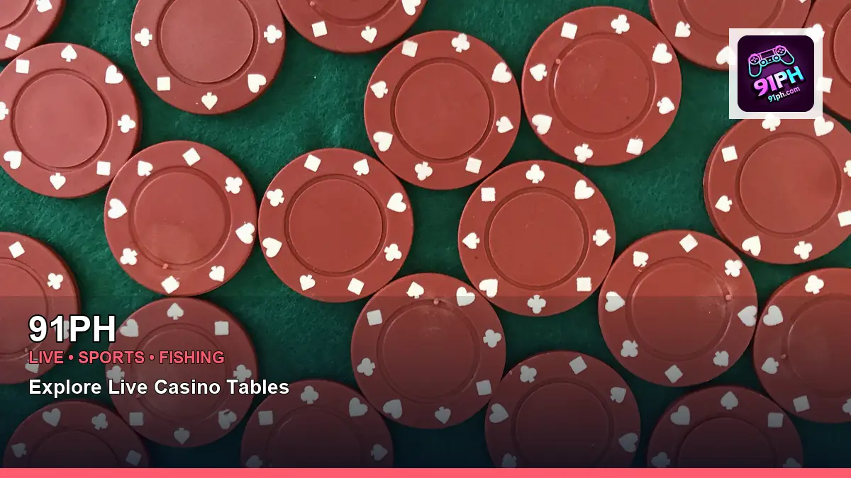 91PH live casino tables for Philippine players