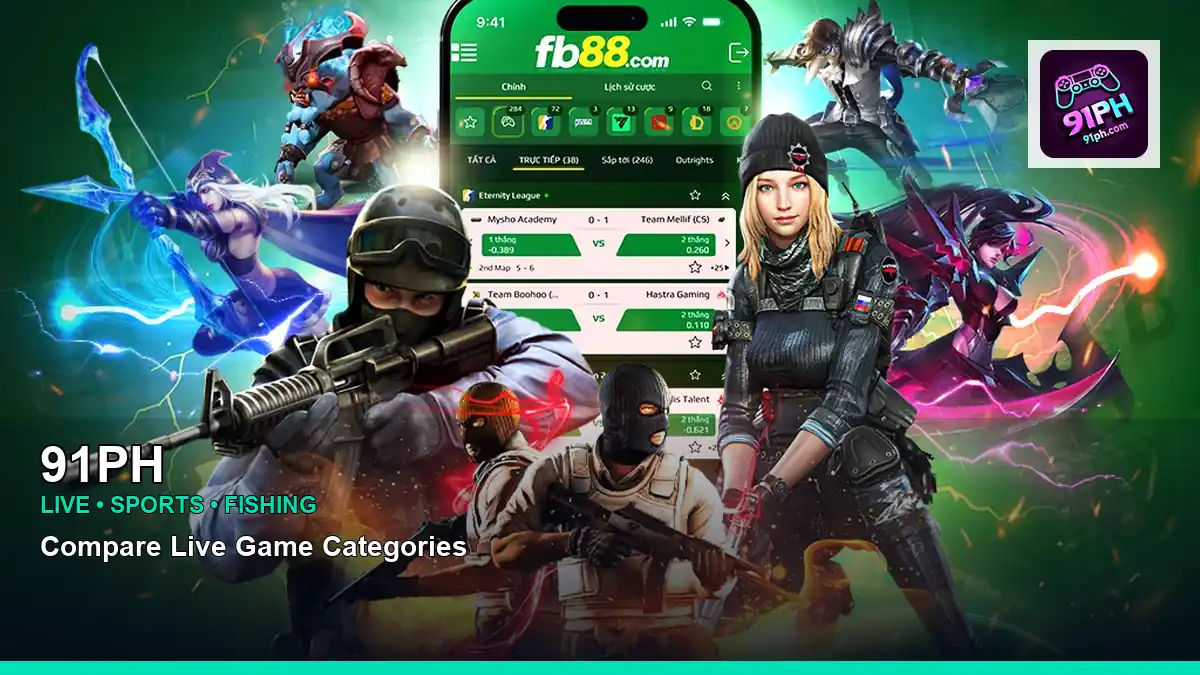 91PH sports betting and arcade games for Philippine players